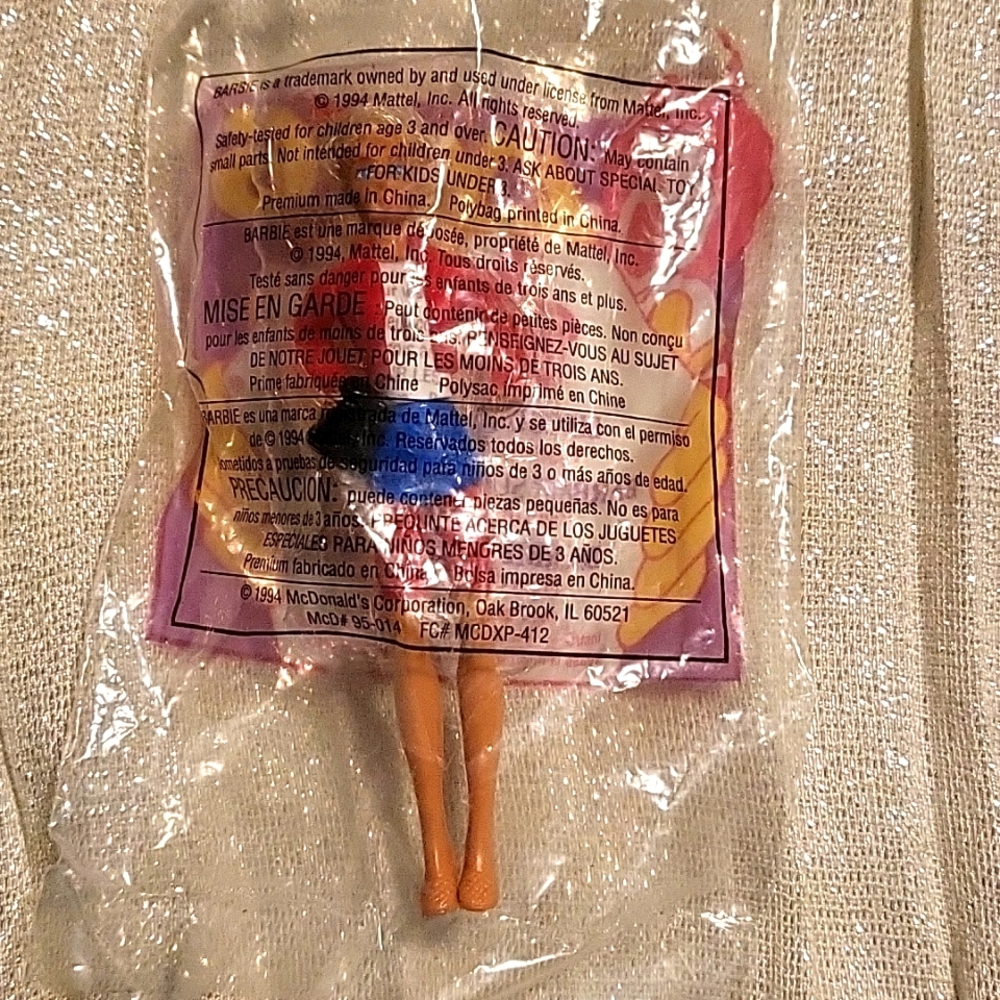 2/$15 Barbie Lifeguard McDonald's #6 1994